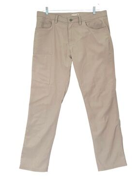 Tasc Performance Tailored Pants 36x29 Beige Bamboo Stretch Golf Travel  Men’s